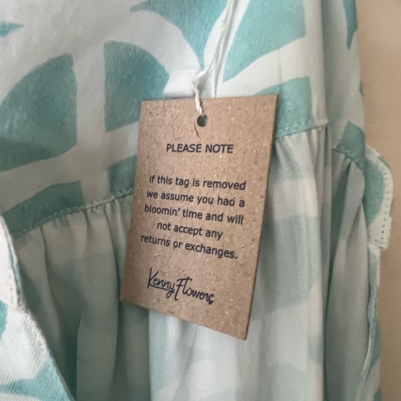 Kenny Flowers The Maldives Tunic Mini Dress L - Picture 8 of 10